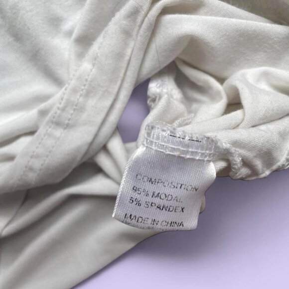 2-for-1 Black & White Crop Tops – Size Medium - Picture 4 of 6